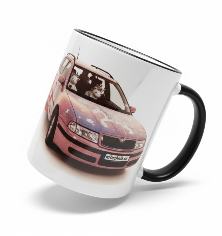 HRRRNEK s vlastní fotkou auta a SPZ na přání | potiskle.cz