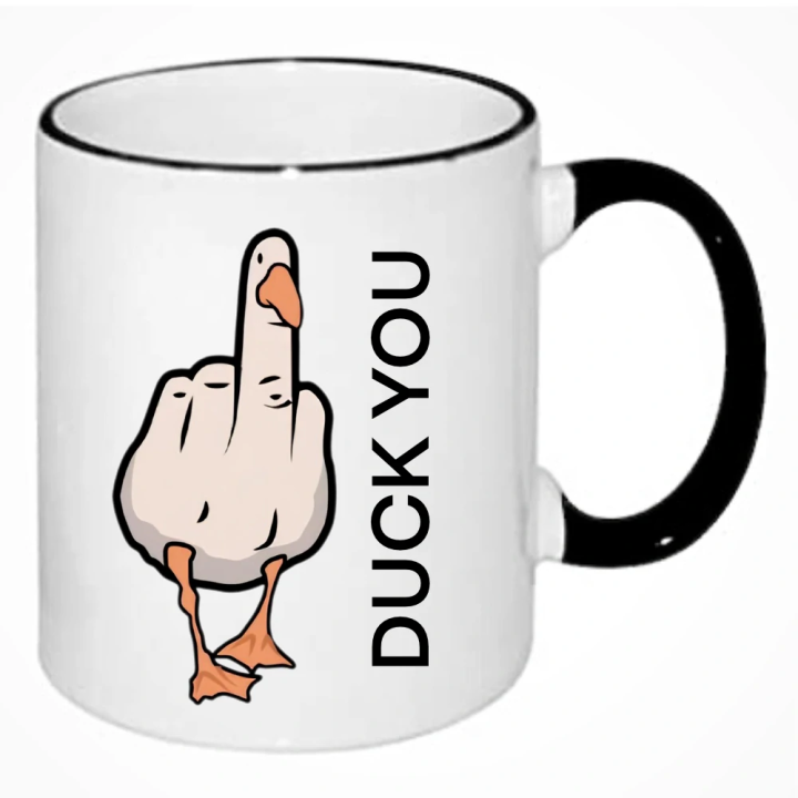 Keramický hrnek - Duck you - HRRRnek.cz