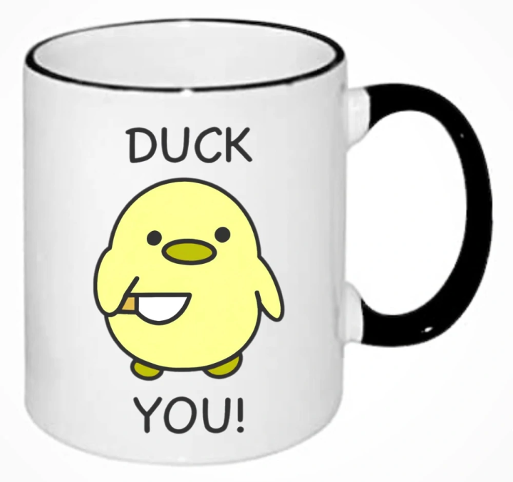 Kopie Keramický hrnek - Duck you 2 - HRRRnek.cz