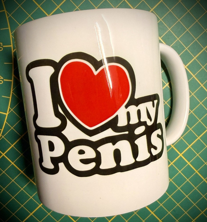 Keramický hrnek - I Love my PENIS - HRRRnek.cz