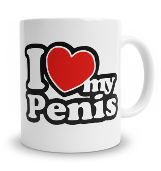 Keramický hrnek - I Love my PENIS - HRRRnek.cz