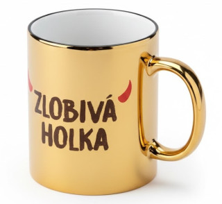 Keramický hrnek - Zlatá zlobivá holka - HRRRnek.cz