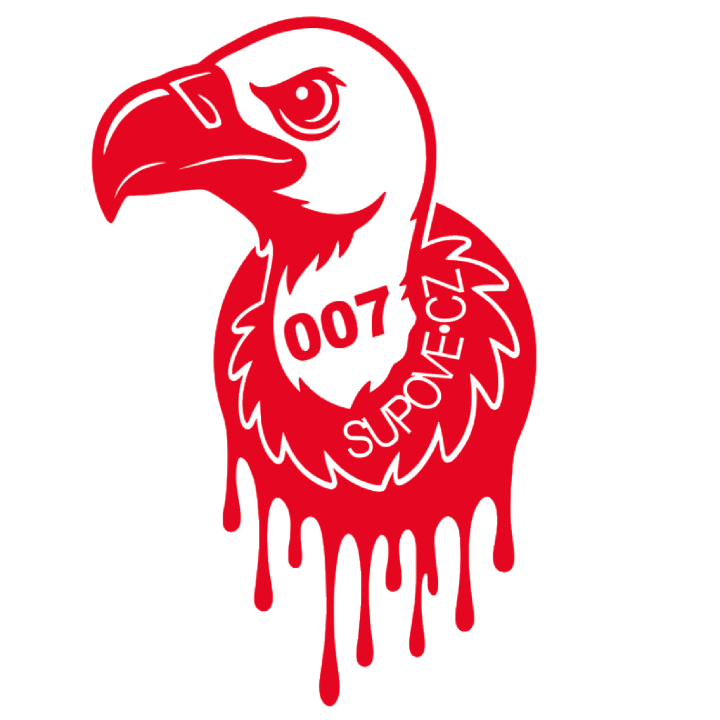 Samolepka SUPOVE.cz - SUP (černá)