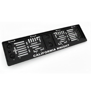 Podložka pod SPZ / registrační značku s textem CALIFORNIA KNIGHT