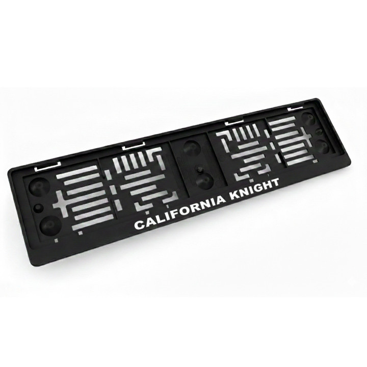 Podložka pod SPZ / registrační značku s textem CALIFORNIA KNIGHT