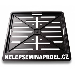 Moto podložka SPZ NELEPSEMINAPRDEL.CZ – Čtvercová edice pro motorky
