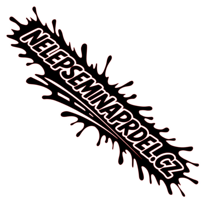 Samolepka NELEPSEMINAPRDEL.CZ 15x5 cm – Pro ty, co neumí držet odstup