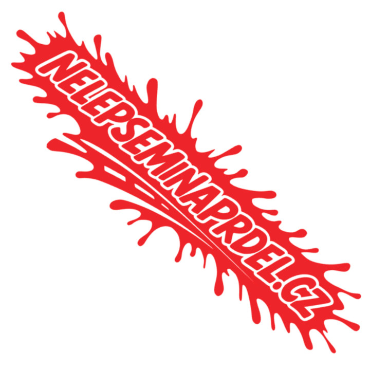 Samolepka NELEPSEMINAPRDEL.CZ 15x5 cm – Pro ty, co neumí držet odstup