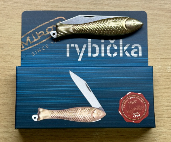 Mikov - Rybička s vlastním věnováním na čepeli - ZL