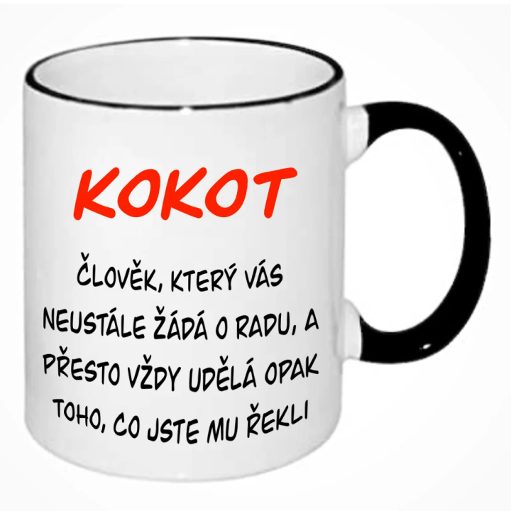 Keramický hrnek - Kokot - HRRRnek.cz