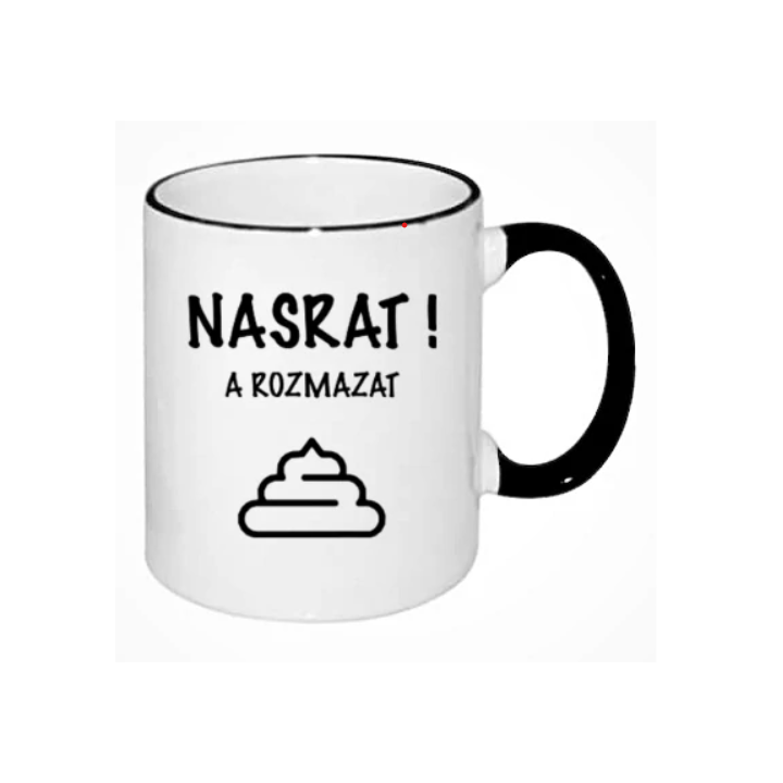 Keramický hrnek - Nasrat a rozmazat - HRRRnek.cz